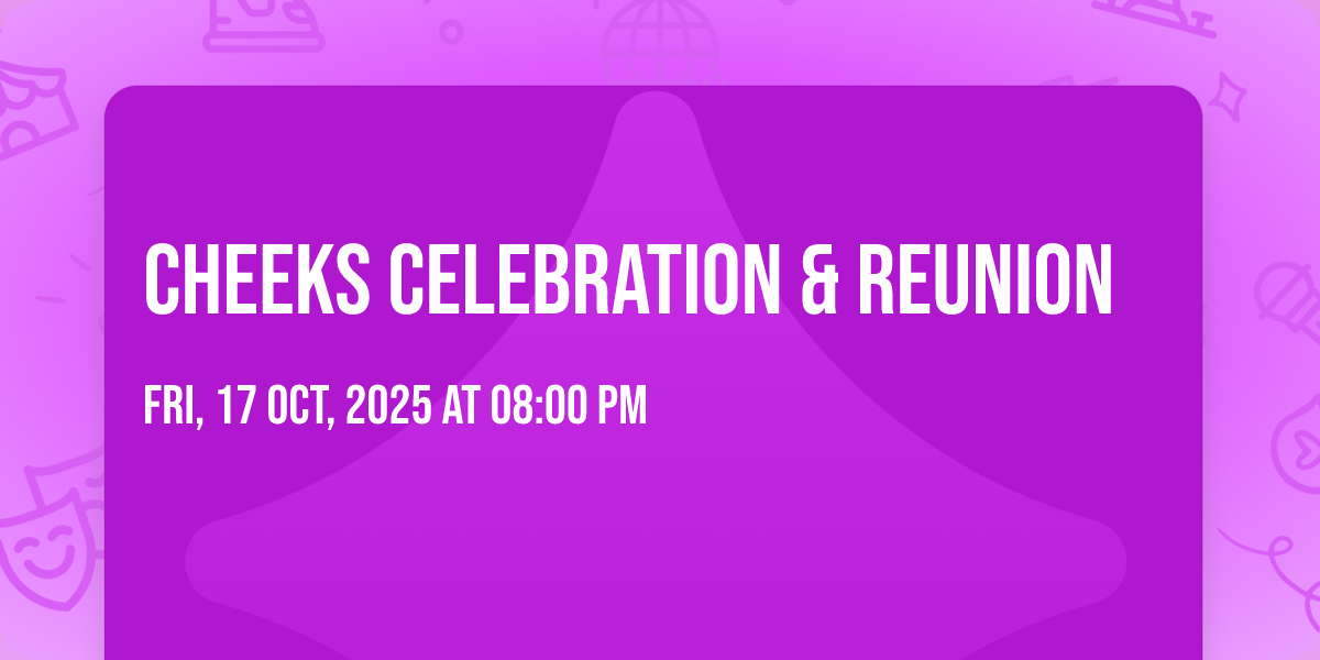 Cheeks Celebration & Reunion, Island Bar-Cheeks Gentleman's Club, West ...