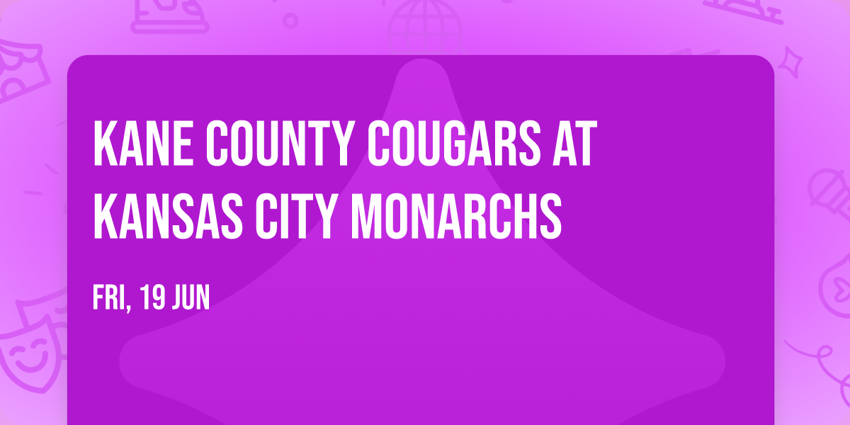 Kane County Cougars at Kansas City Monarchs