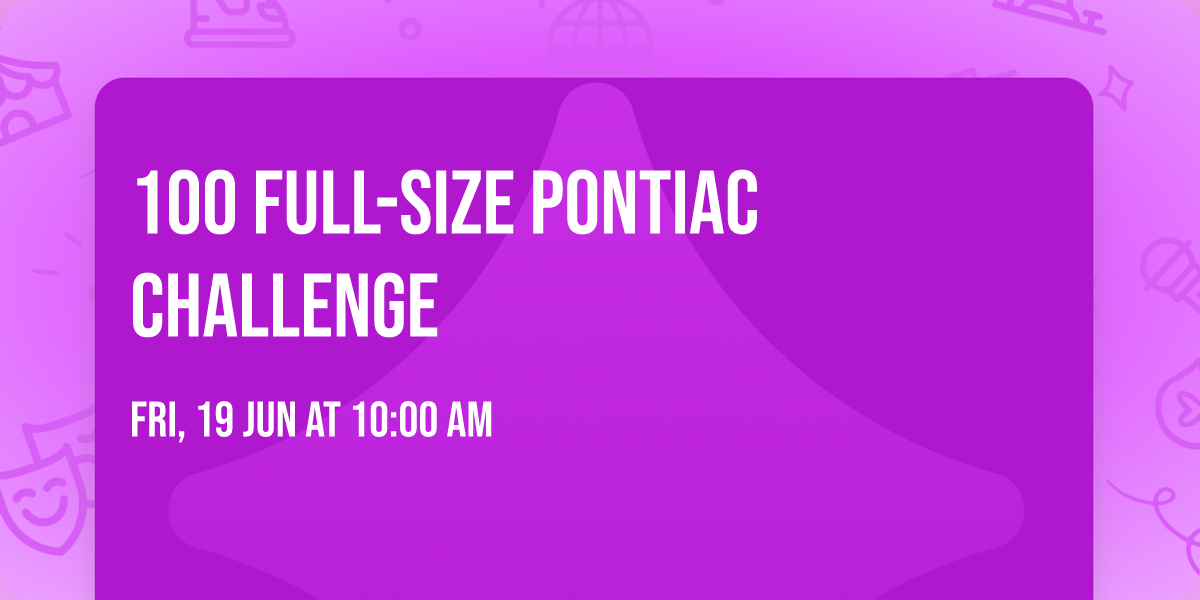 100 Full-Size Pontiac Challenge 