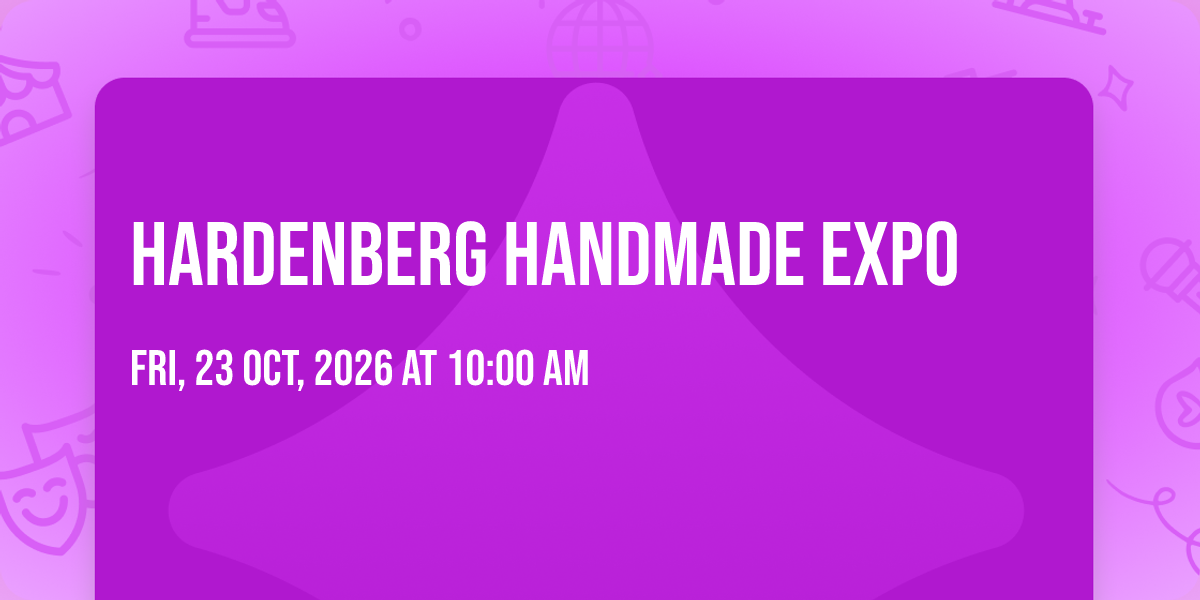 Hardenberg Handmade Expo