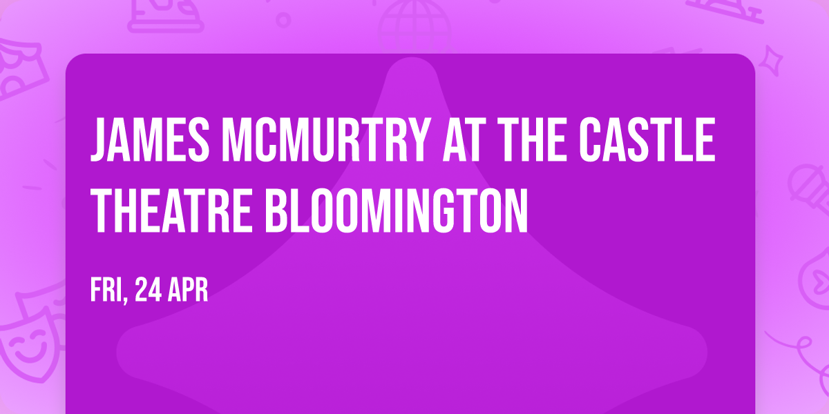 James McMurtry at The Castle Theatre Bloomington