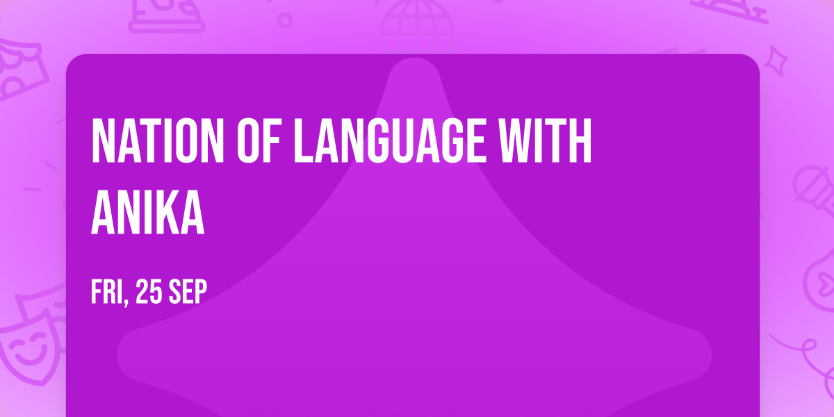 Nation of Language with Anika
