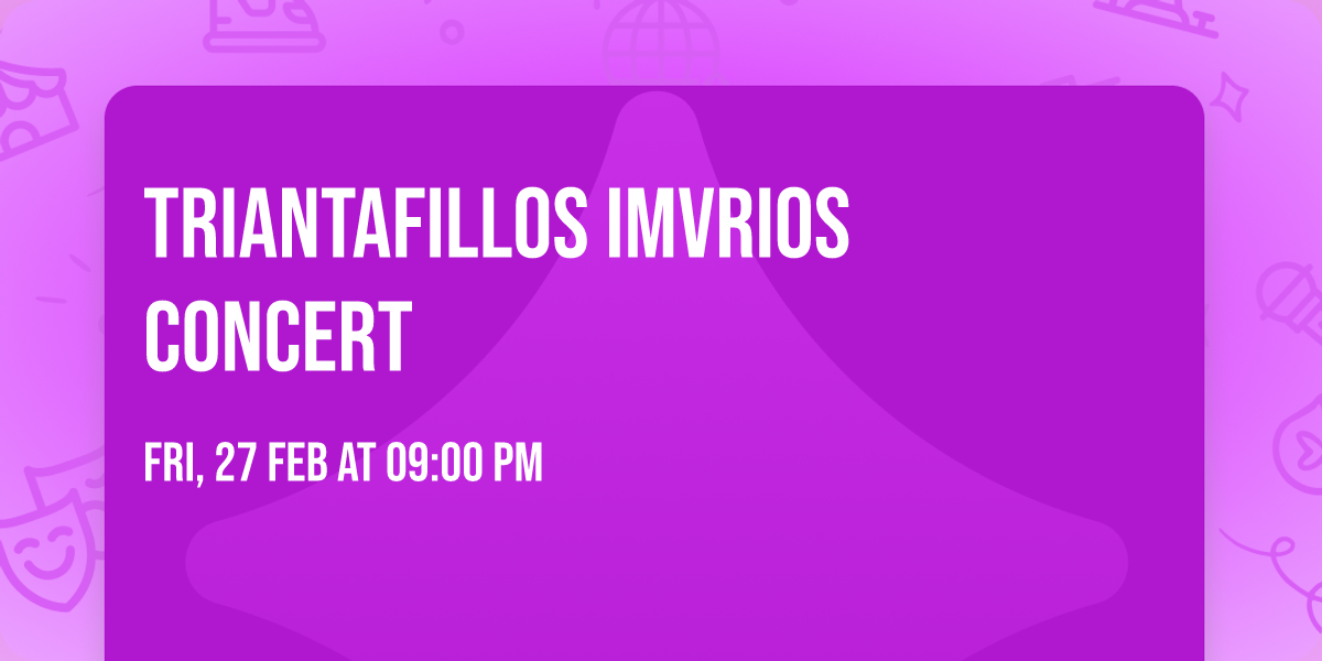 Triantafillos Imvrios Concert