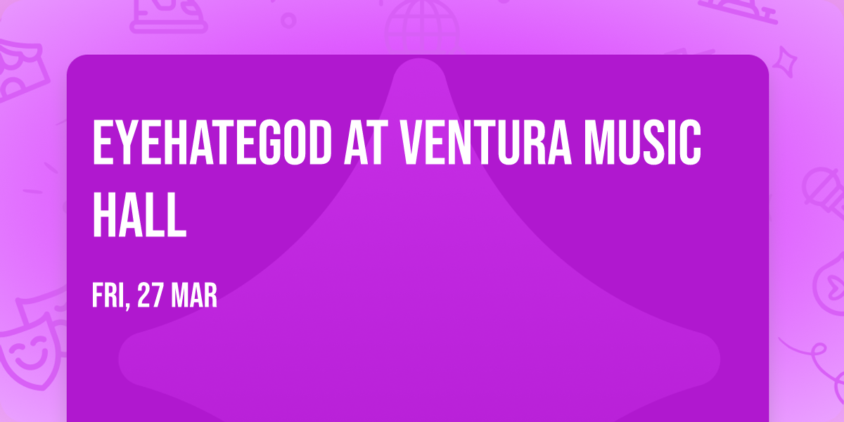 Eyehategod at Ventura Music Hall