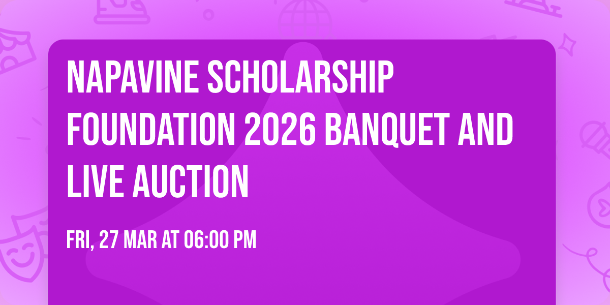 Napavine Scholarship Foundation 2026 Banquet and Live Auction