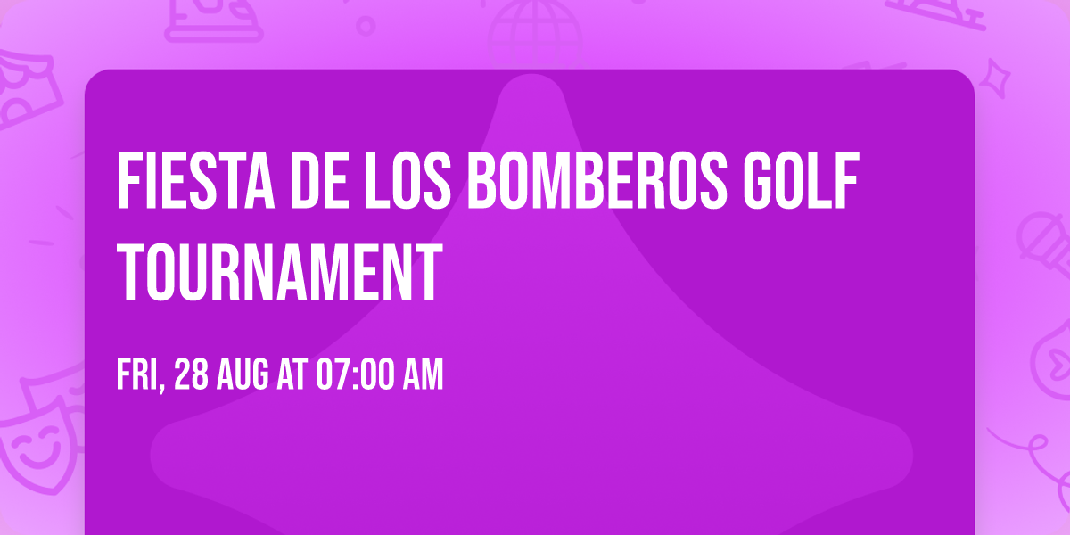 Fiesta de los Bomberos Golf Tournament