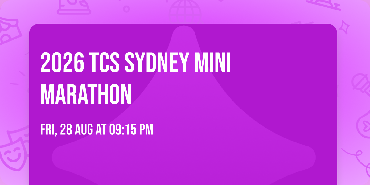 2026 TCS Sydney Mini Marathon