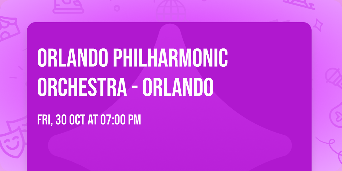 Orlando Philharmonic Orchestra - Orlando