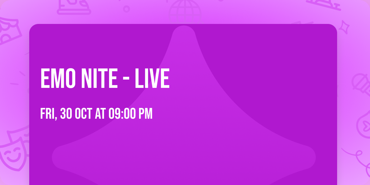 Emo Nite - Live