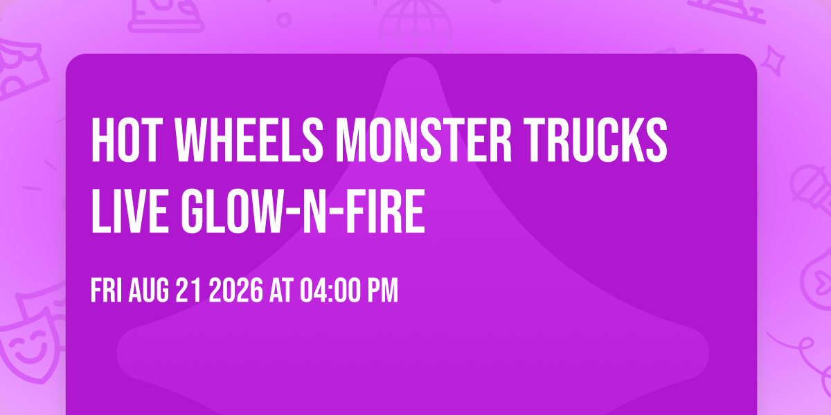 Hot Wheels Monster Trucks Live Glow-N-Fire