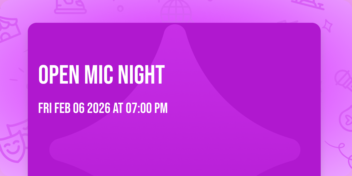 Open Mic Night