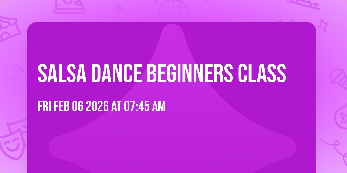 Salsa dance beginners class