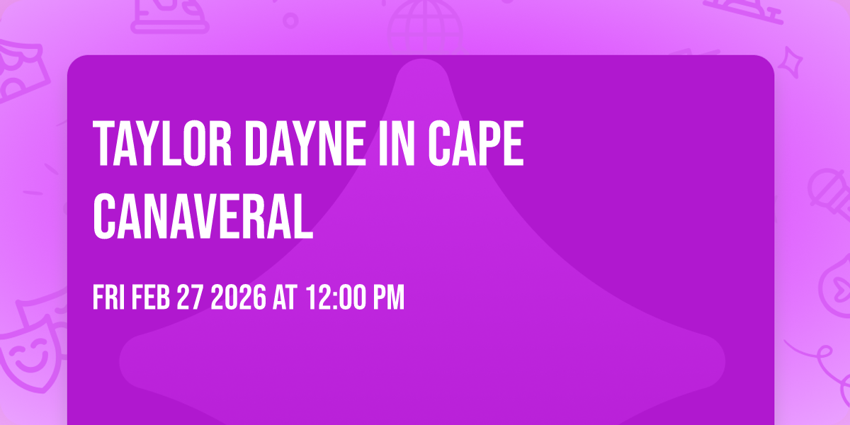 Taylor Dayne in Cape Canaveral