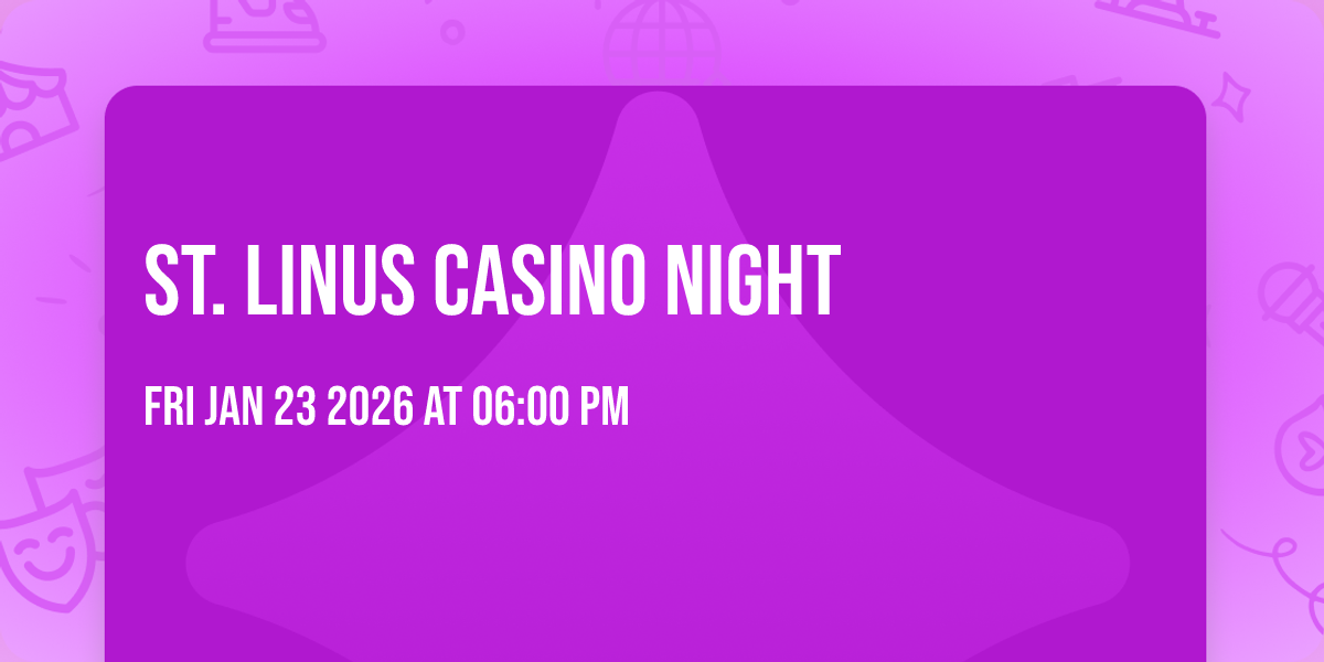 St. Linus Casino Night
