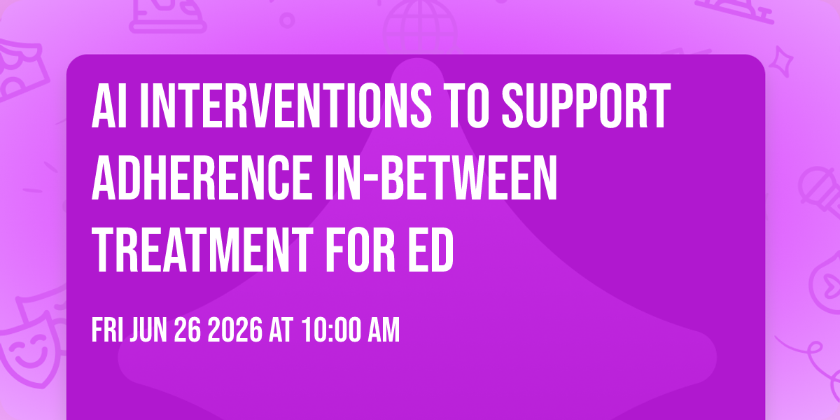 AI Interventions to Support Adherence In-Between Treatment for ED