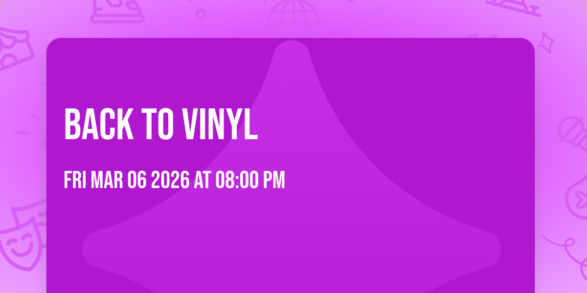 Back To Vinyl