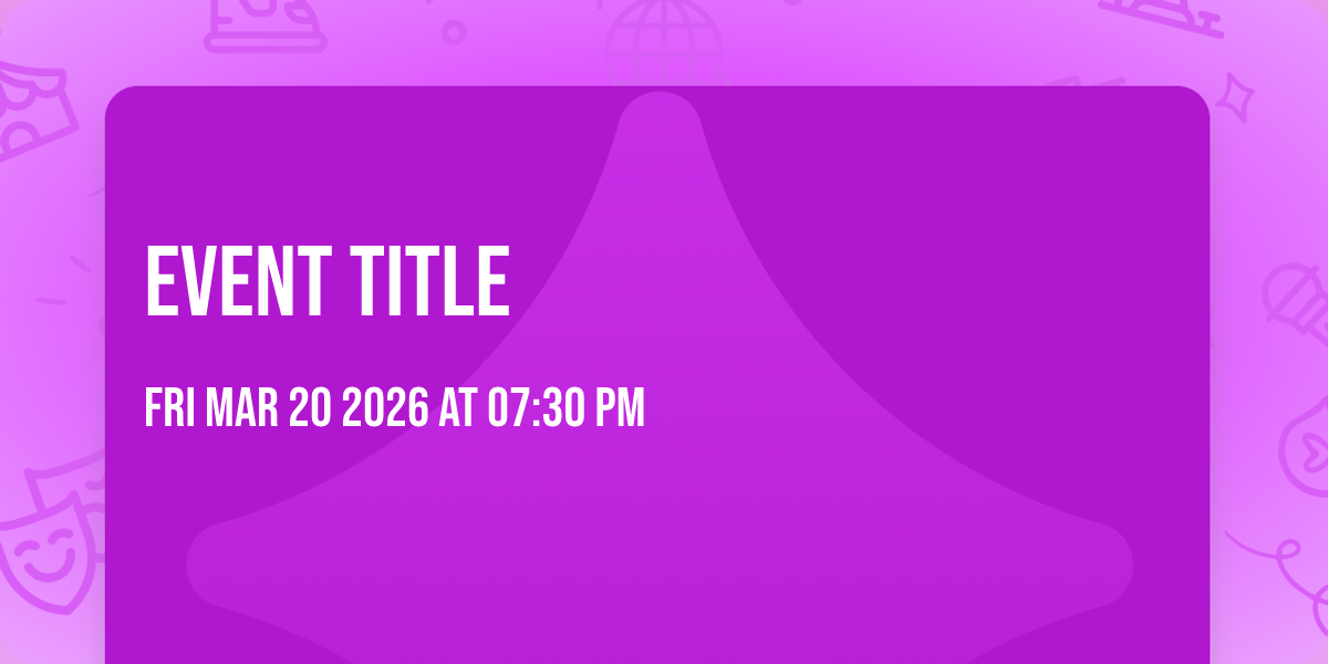 Tonight at the Improv ft. Pete Lee, Steph Tolev, Sheng Wang, Allie Pearse, Julia Hladkowicz, and more TBA!