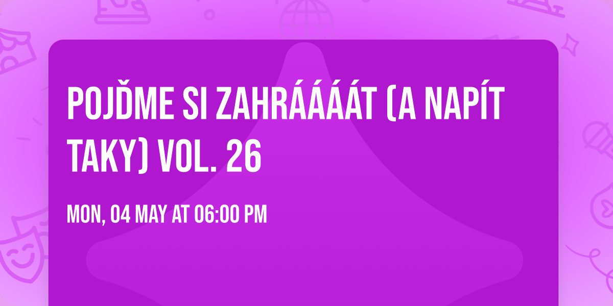 Poj\u010fme si zahr\u00e1\u00e1\u00e1\u00e1t (a nap\u00edt taky) vol. 26