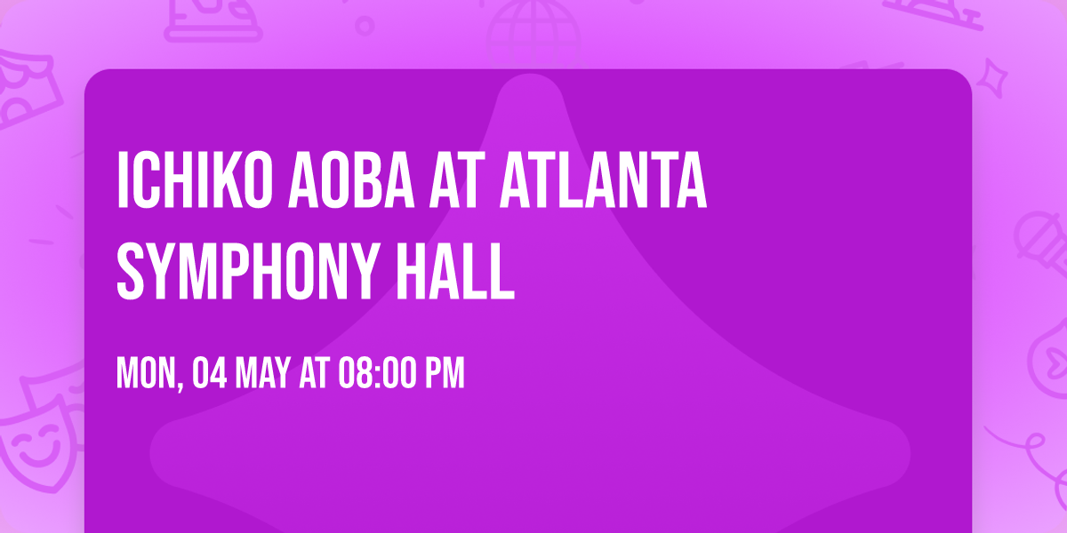 Ichiko Aoba at Atlanta Symphony Hall
