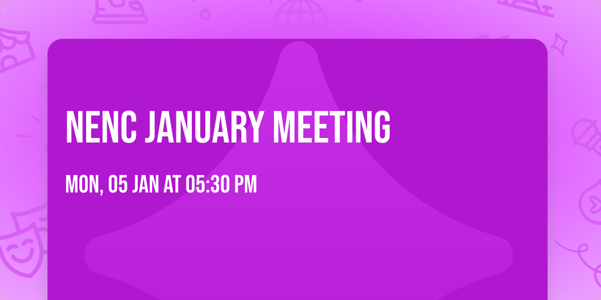 NENC January Meeting