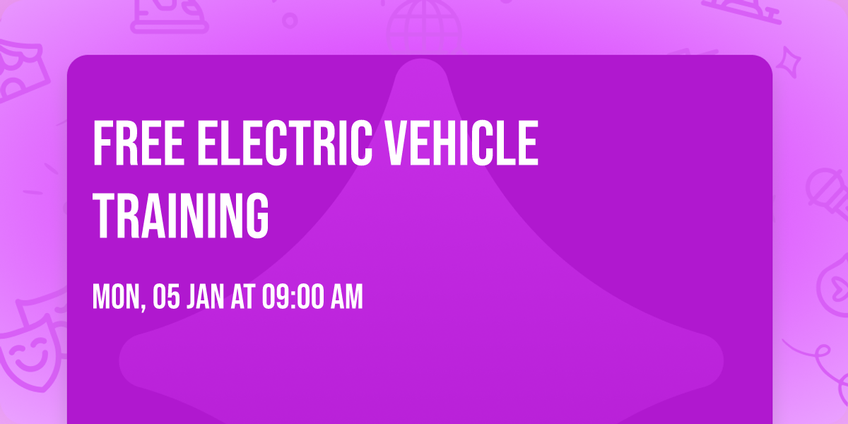 Free Electric Vehicle Training