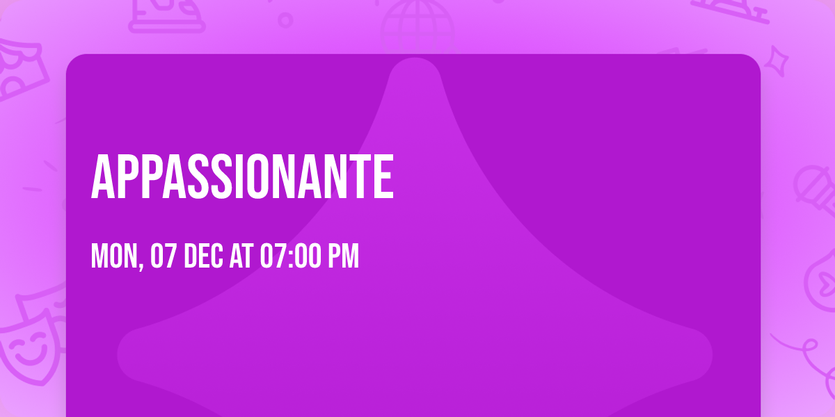 APPASSIONANTE