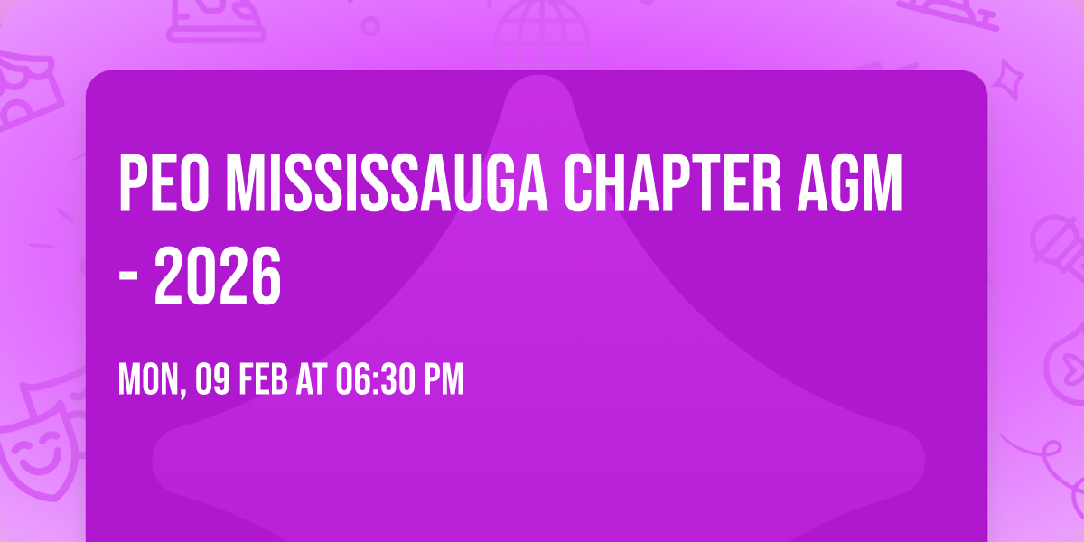 PEO Mississauga Chapter AGM - 2026