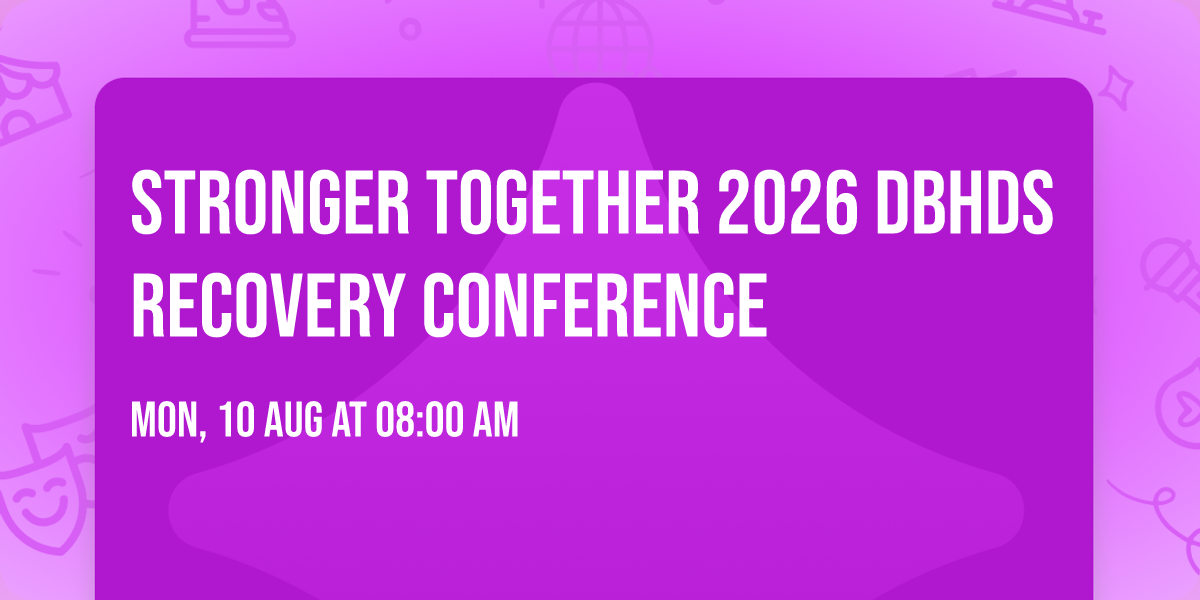 Stronger Together 2026 DBHDS Recovery Conference 