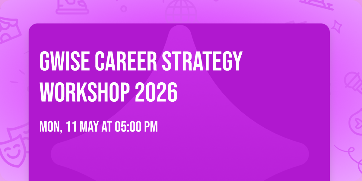 GWISE Career Strategy Workshop 2026