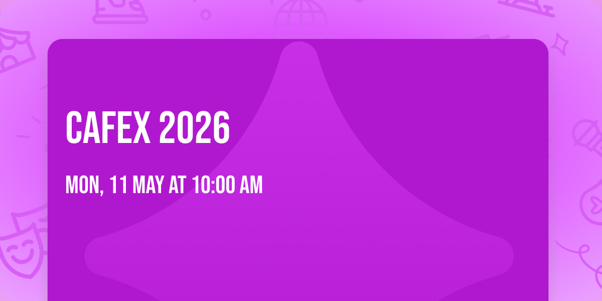 Cafex 2026 — Egypt International Exhibitions Center  مركز مصر للمعارض الدولية