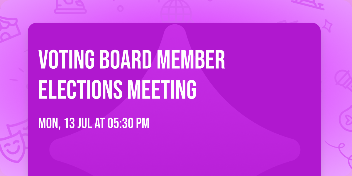 Voting Board Member Elections Meeting 