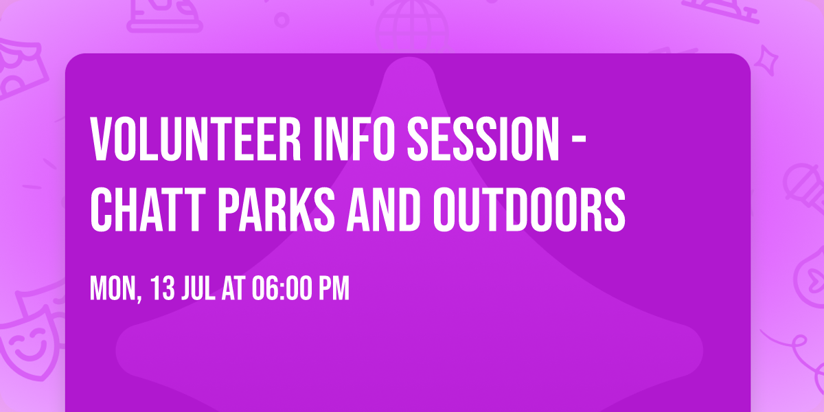 Volunteer Info Session - Chatt Parks and Outdoors