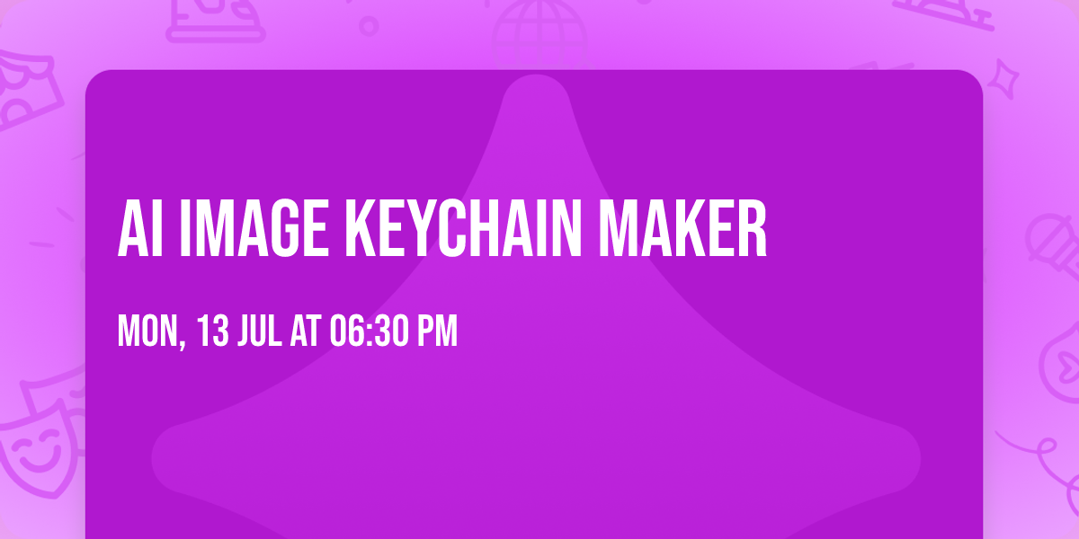 AI Image Keychain Maker