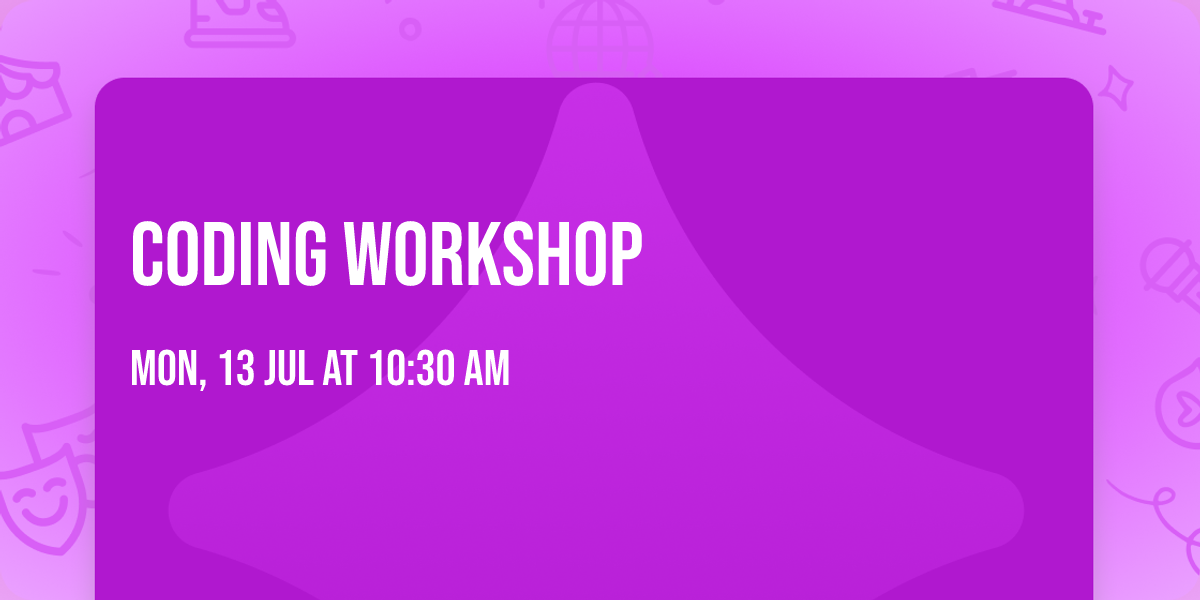 Coding Workshop 