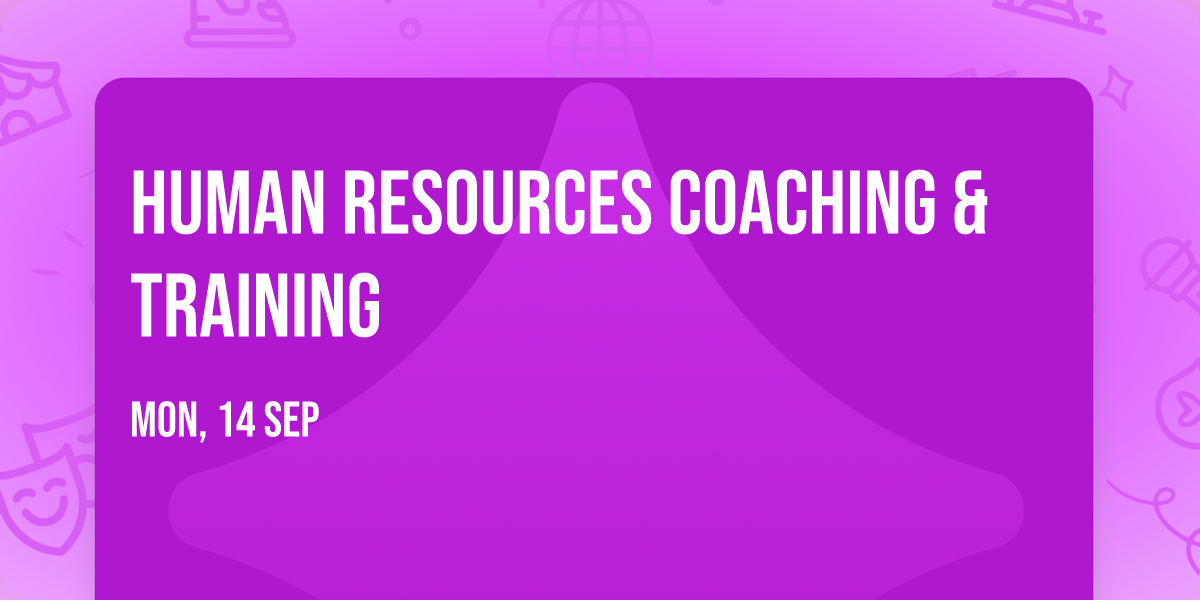 Human Resources Coaching & Training