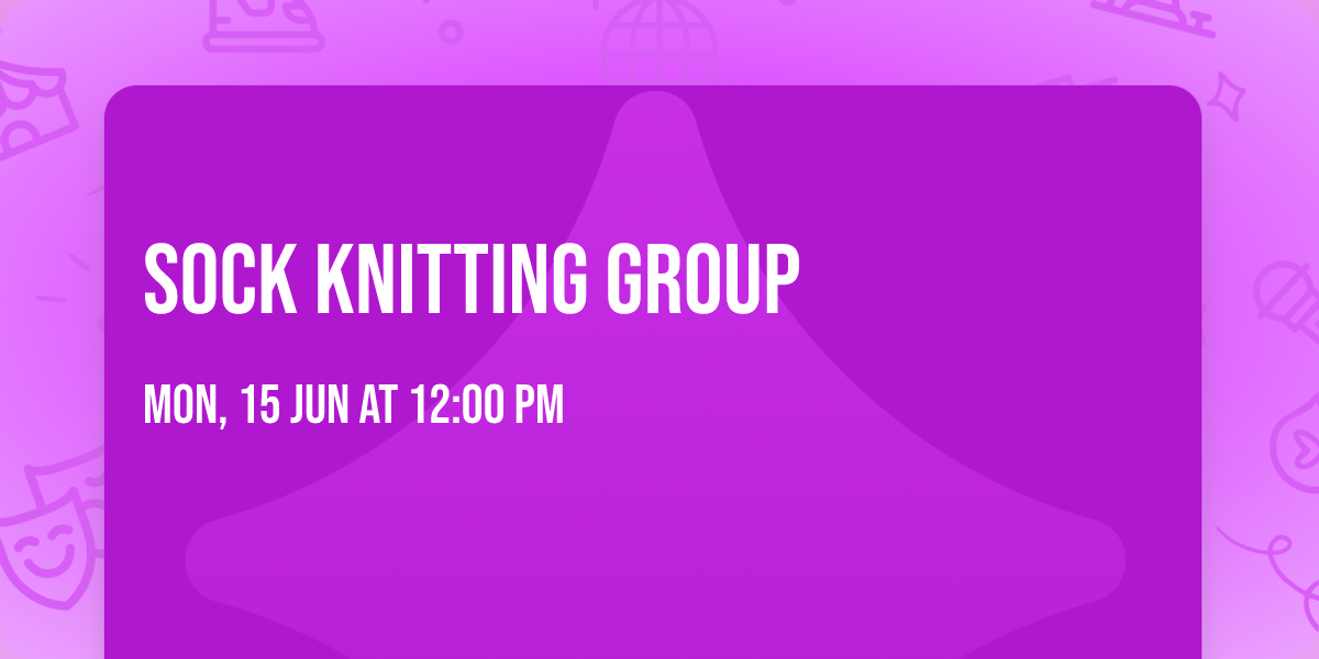 Sock Knitting Group 