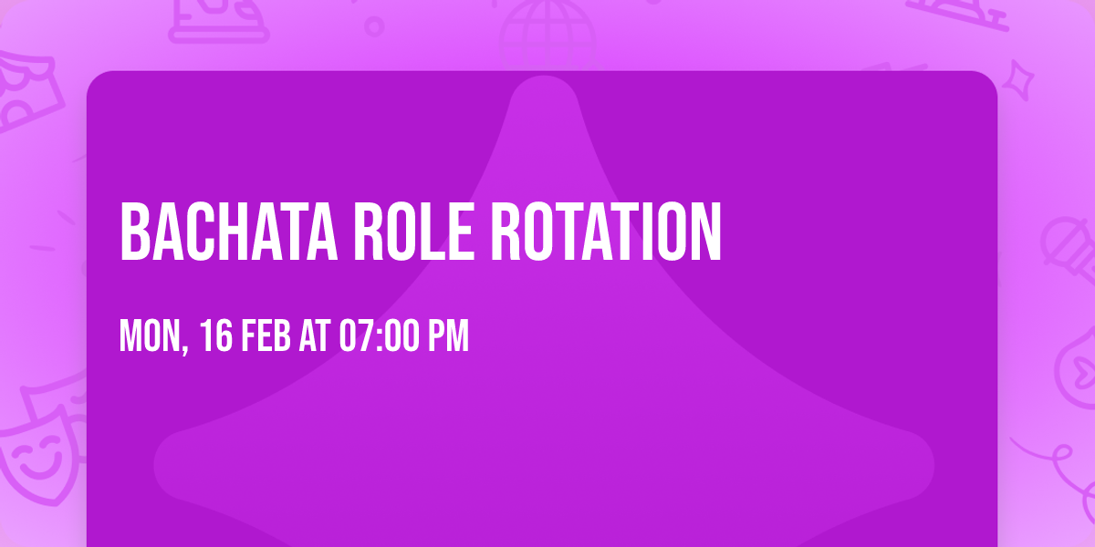 Bachata Role Rotation