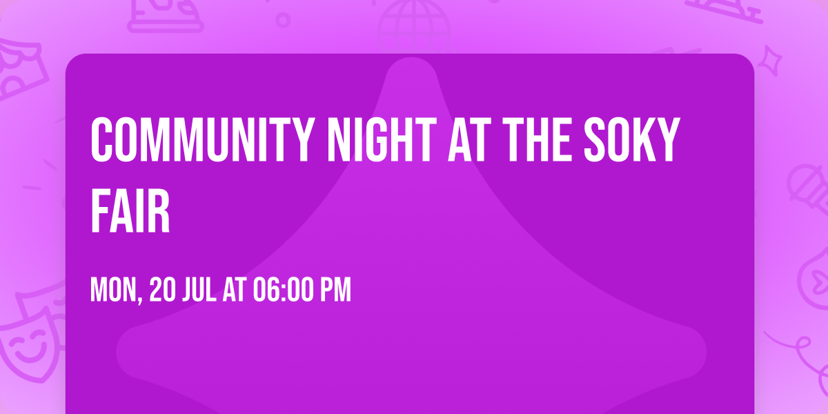 Community Night at the SOKY Fair