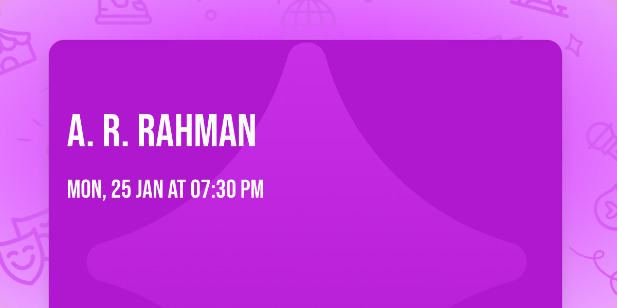 A. R. Rahman
