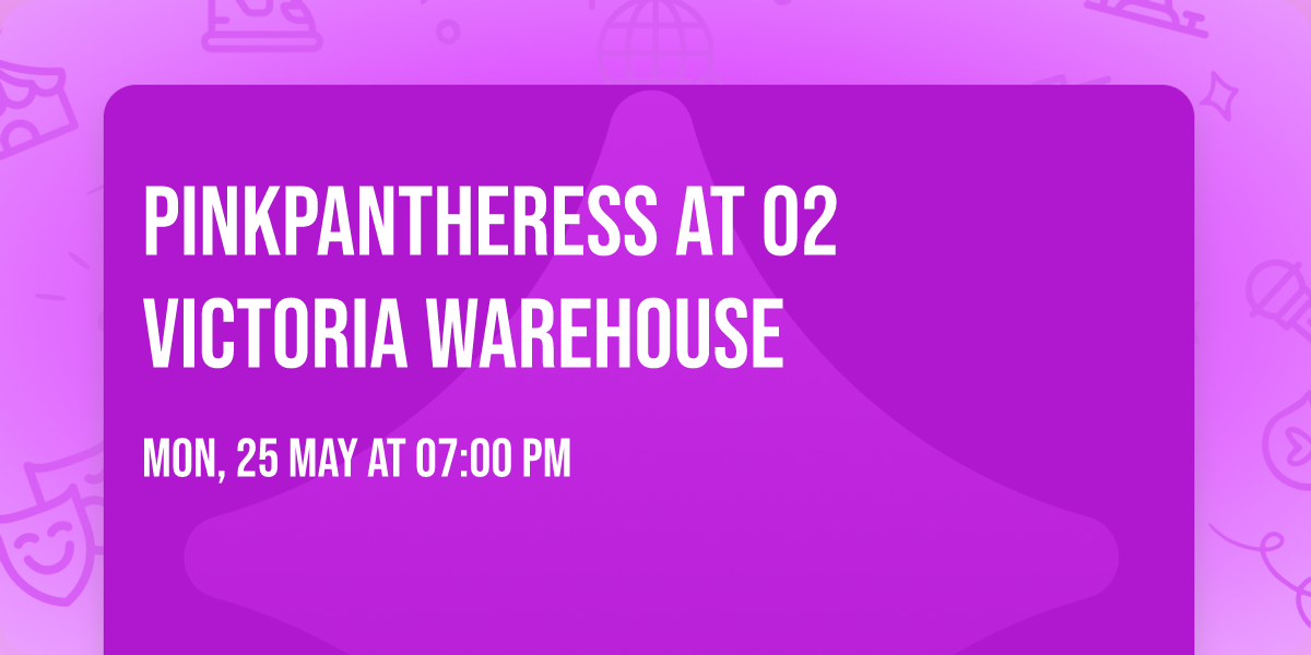 PinkPantheress at O2 Victoria Warehouse
