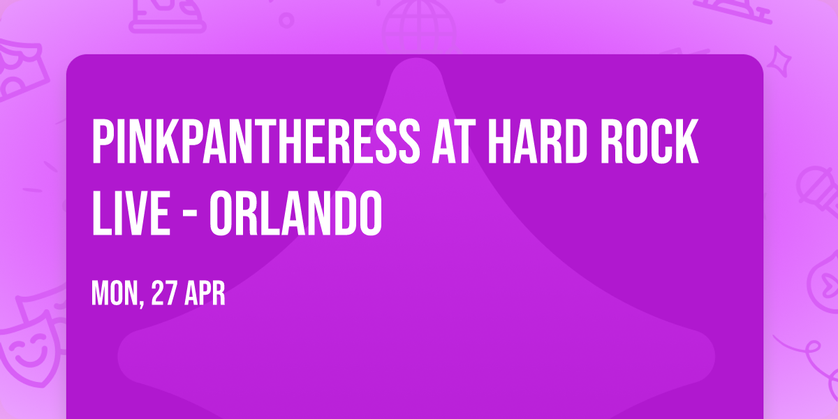 PinkPantheress at Hard Rock Live - Orlando