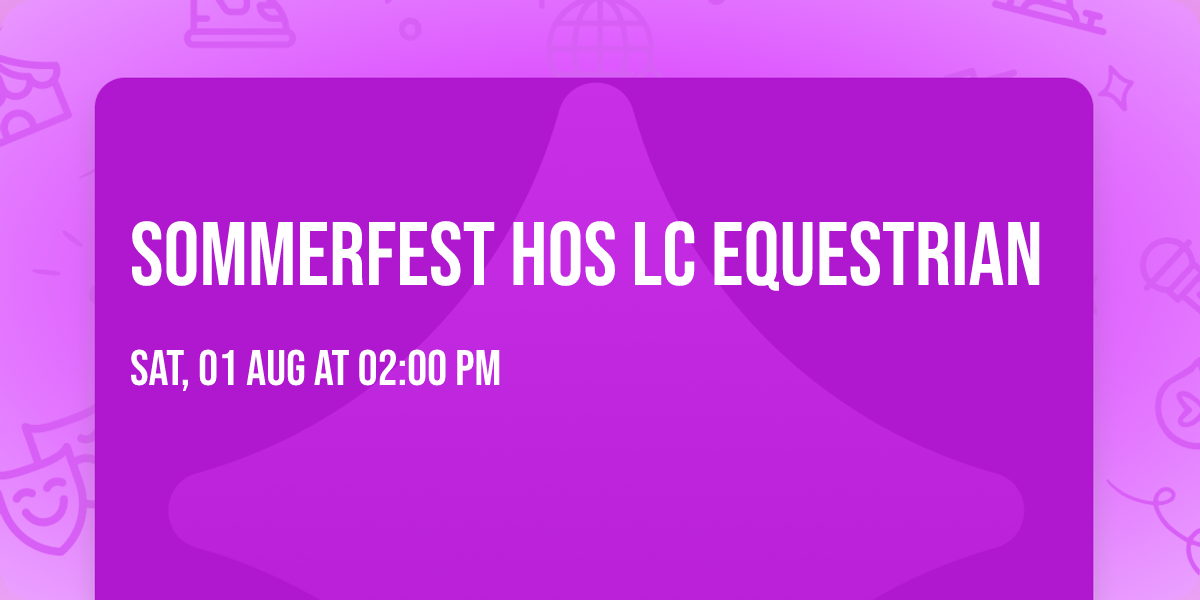 Sommerfest hos LC equestrian\u2600\ufe0f 