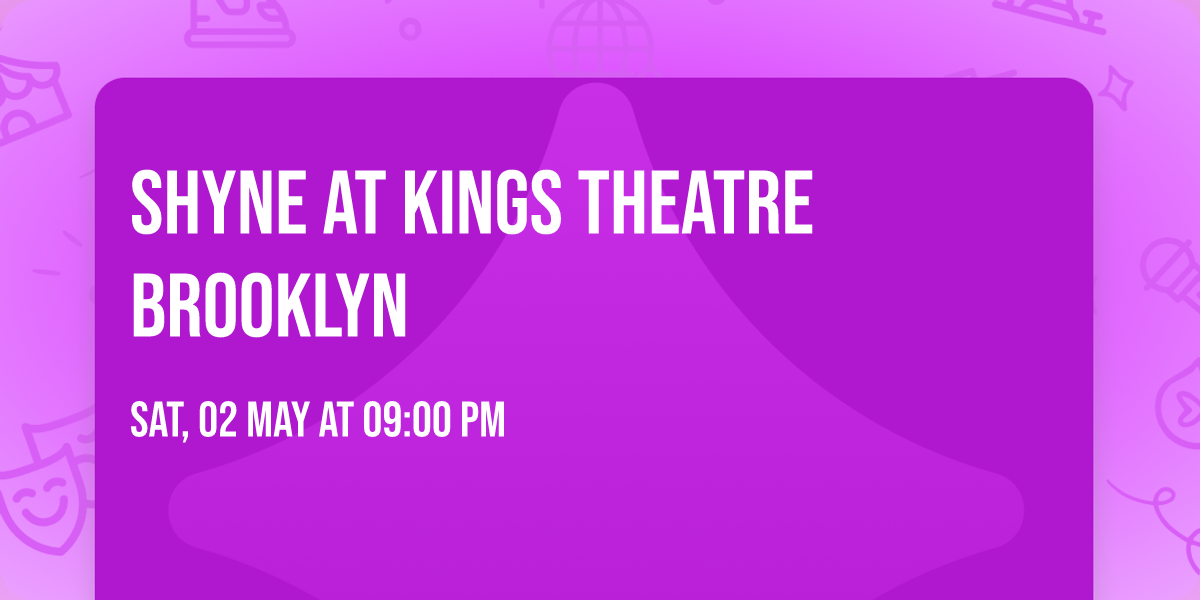Shyne at Kings Theatre Brooklyn