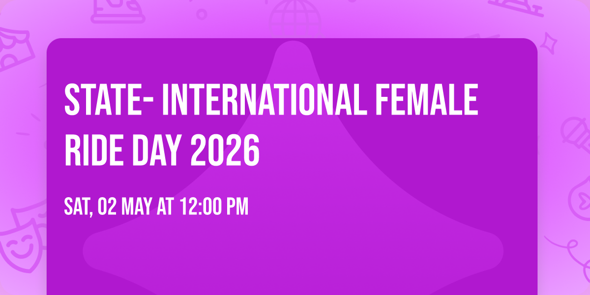 State- International Female Ride Day 2026
