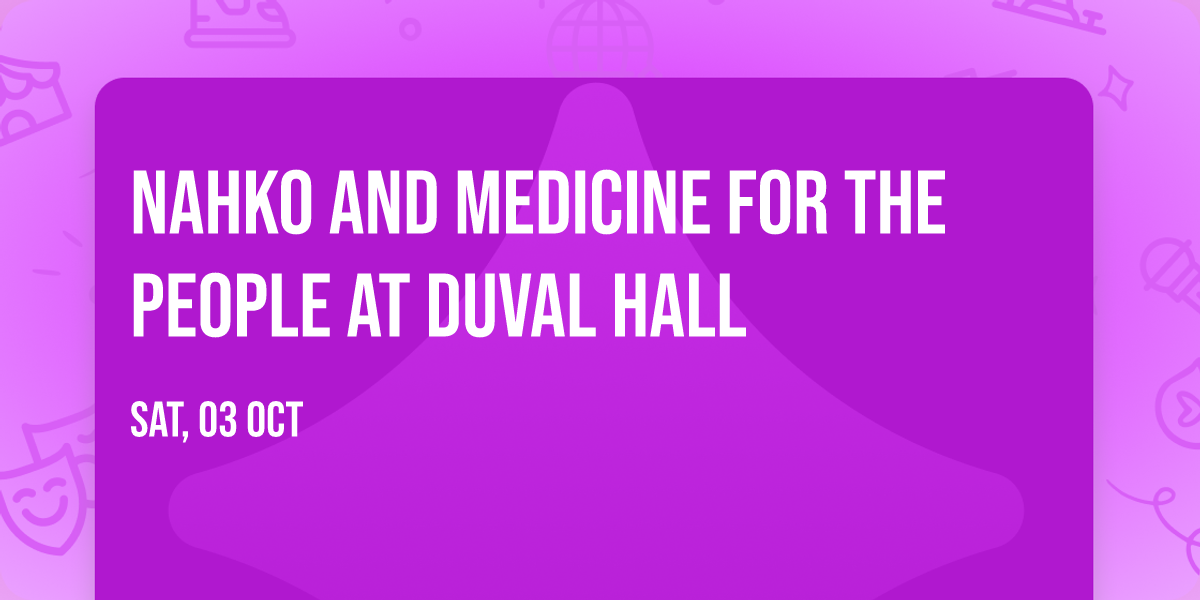 Nahko and Medicine for the People at Duval Hall