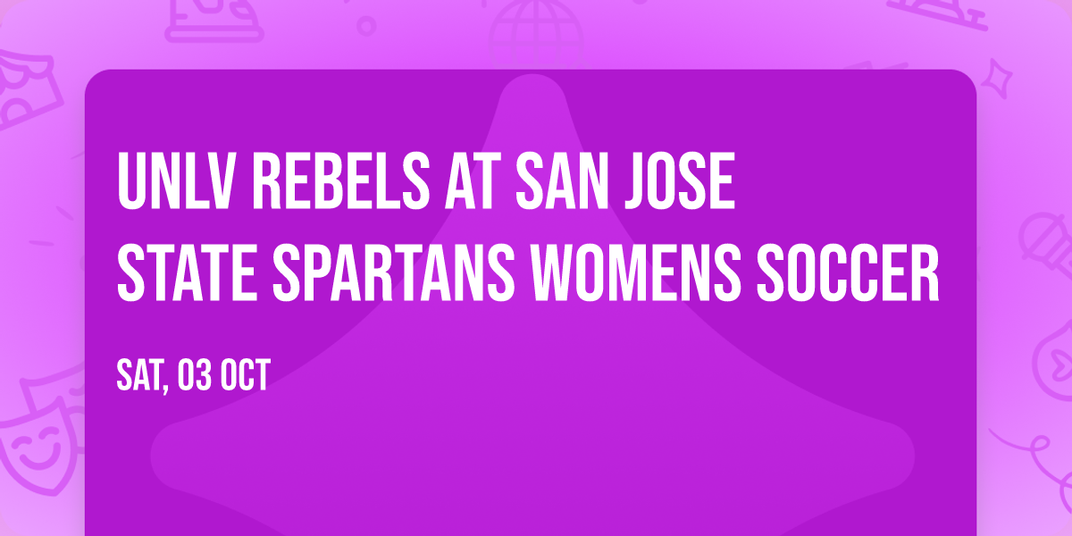 UNLV Rebels at San Jose State Spartans Womens Soccer