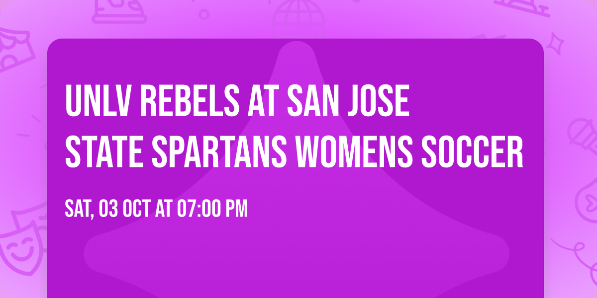 UNLV Rebels at San Jose State Spartans Womens Soccer