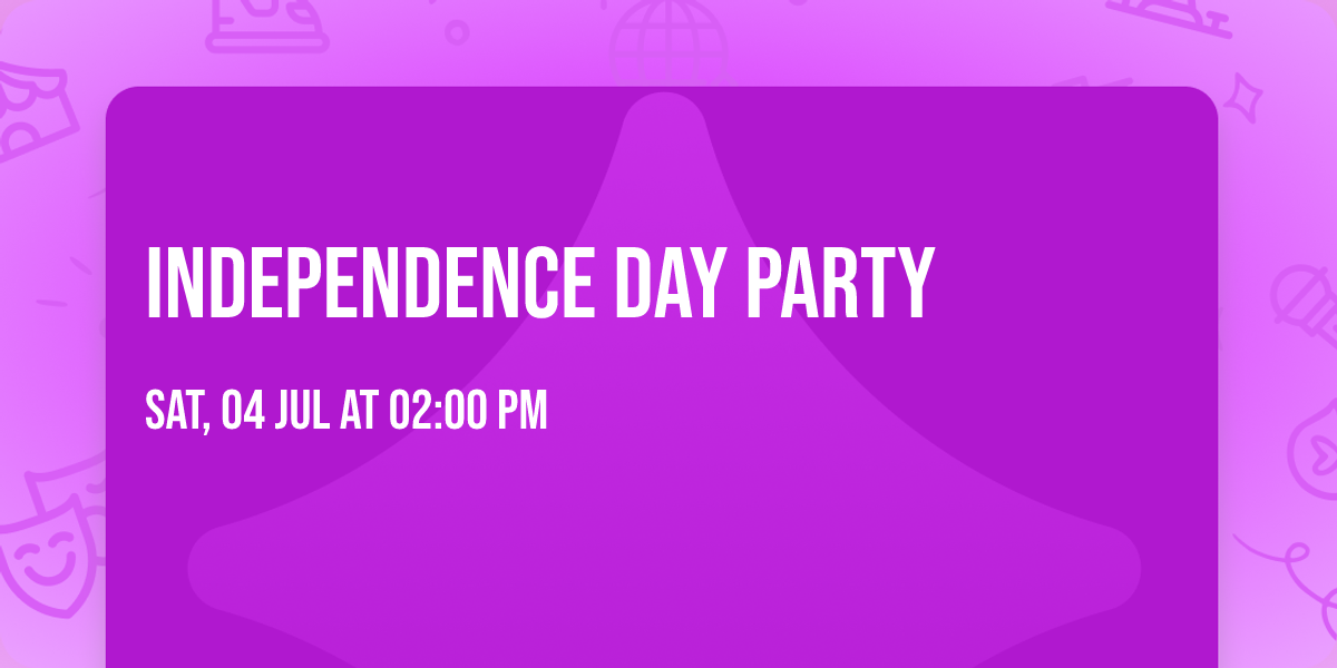 Independence day party