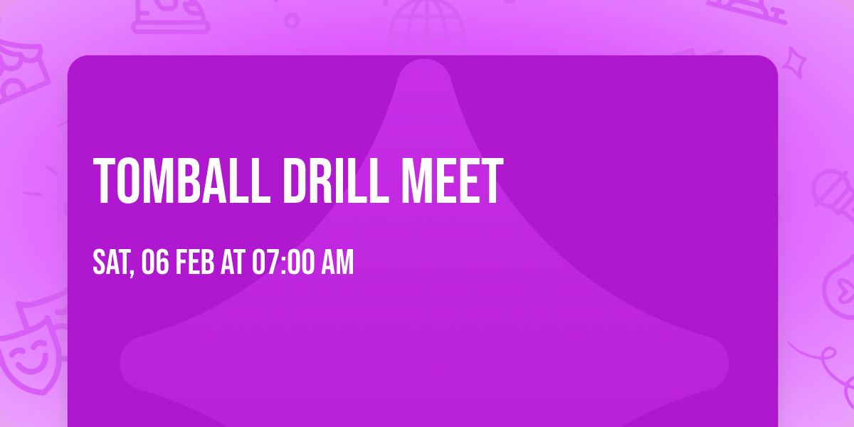 Tomball Drill Meet
