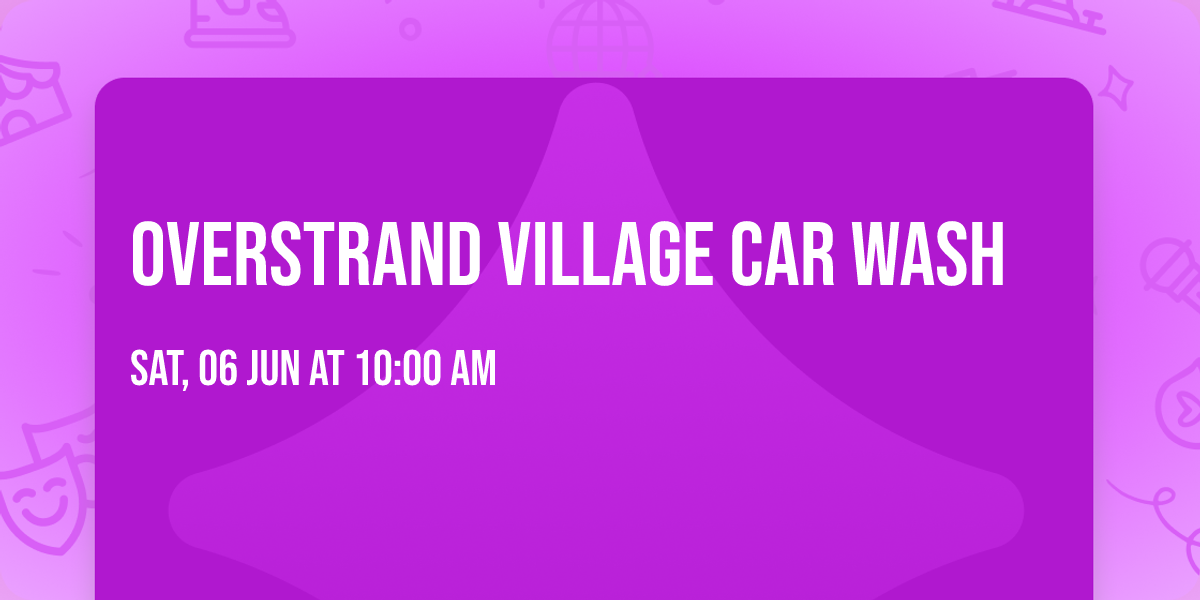 Overstrand Village Car Wash